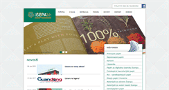 Desktop Screenshot of igepa.ba